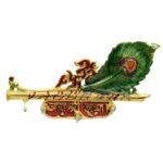 Krishna morpankha keychain1