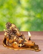 Leaf ganesh idol5