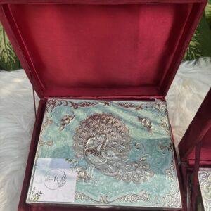 Enamel Peacock Dry Fruit Box
