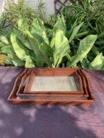 Silver Sheet Tray Set of 3
