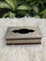 Silver Sheet Tissue Box