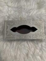 Silver Sheet Tissue Box