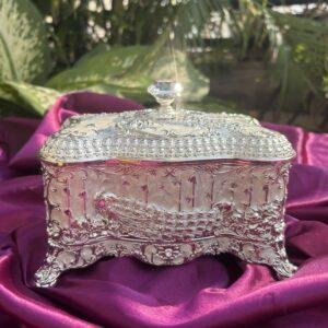 Enamel Crystal Sandook Box