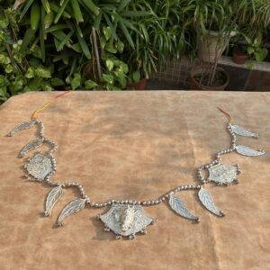 Silver Ganesha Leaf Bandhanwar
