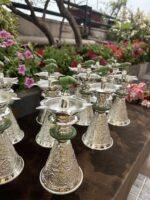 for clients Silver Plated Parrot Diya Stand Photo 22 03 24, 1 11 31 Pm